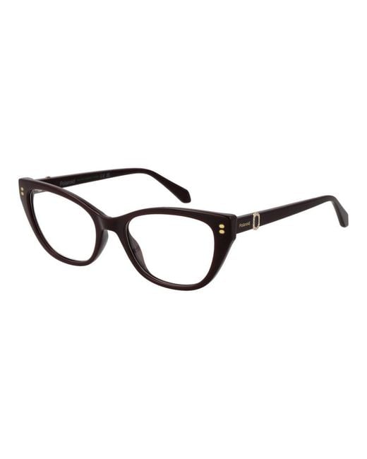 Polaroid Black Purple Polyamide Glasses (frames)