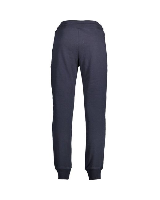 Napapijri Blue Blu Cotton Men's Sweatpants for men