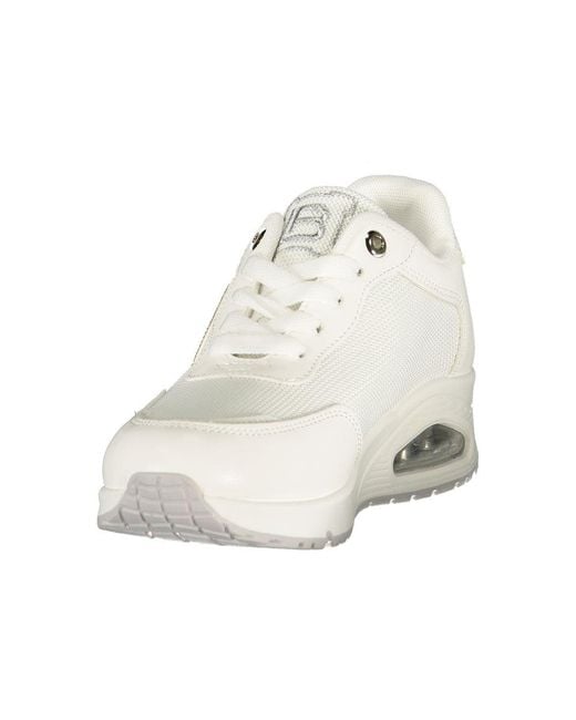 Laura Biagiotti White Polyester Athletic Sneakers