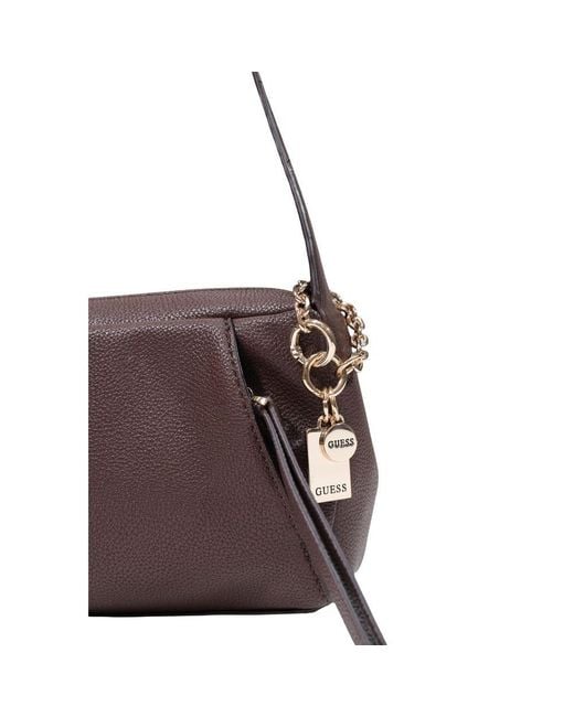Guess Multicolor Brown Polyethylene Handbag