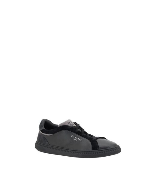 Givenchy Black Leather G Set Sneakers for men