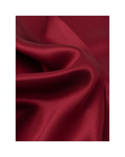 Dolce & Gabbana Red Silk Pocket Square for men