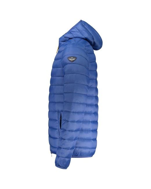 Armata Di Mare Blue Polyamide Jacket for men