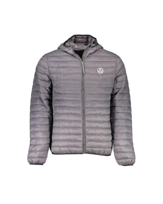 North Sails Gray Polyamide Jacket for men