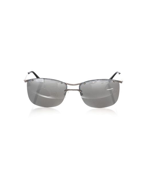 Frankie Morello Gray Sleek Clubmaster Sunglasses for men