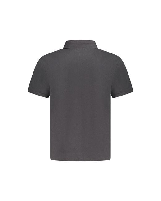 North Sails Black Cotton Polo Shirt for men