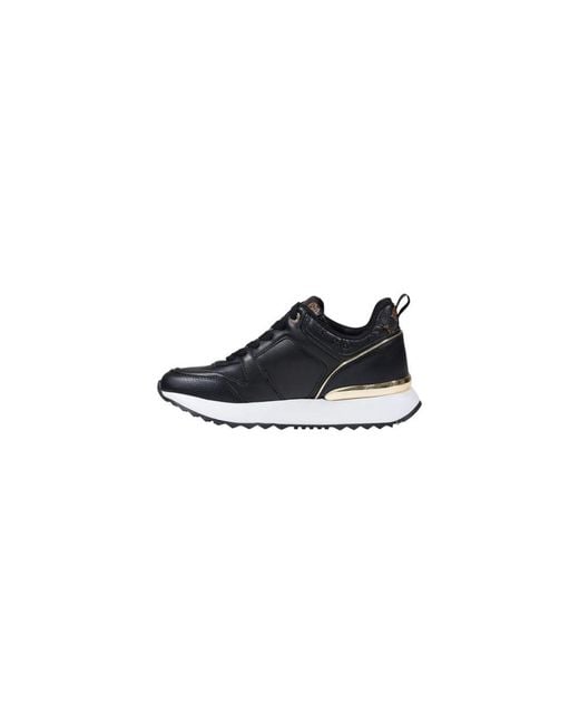 Guess Blue Black Polyethylene Low Top Sneakers