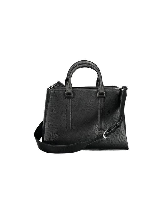 Calvin Klein Black Polyester Handbag
