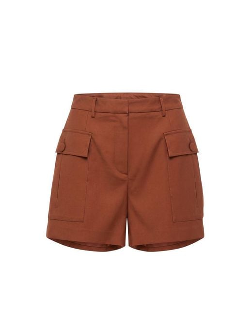 Trussardi Brown Viscose Shorts