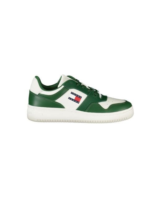 Tommy Hilfiger Green Jeans Basketbal Shoes Casual Design for men