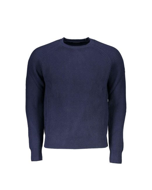 North Sails Blue Cotton Men Sweater for men