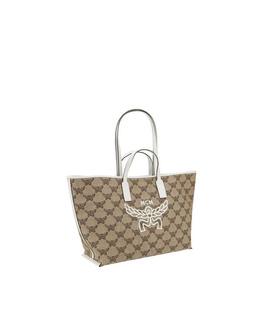 MCM Multicolor Medium Himmel Tote Bag for men