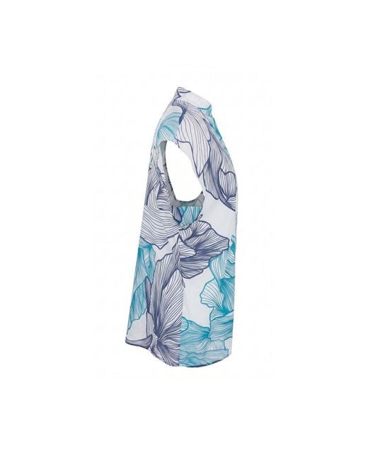 Malo Blue Cotton Shirt