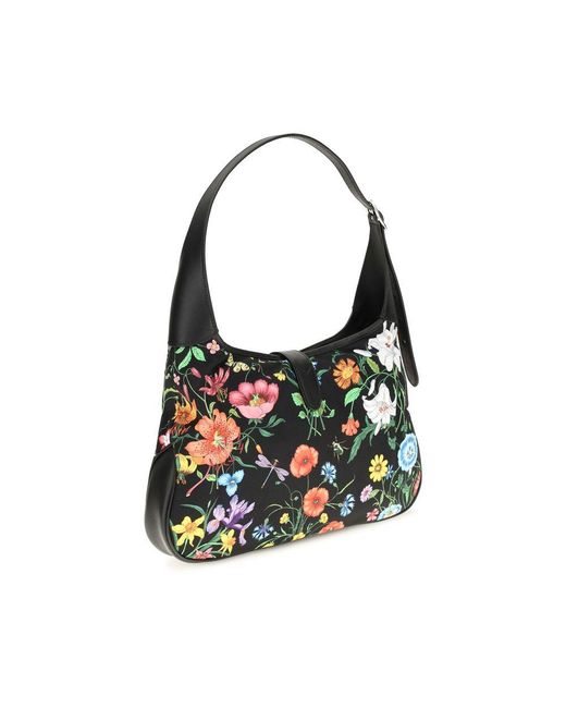 Gucci Blue Multicolor Nylon Shoulder Bag