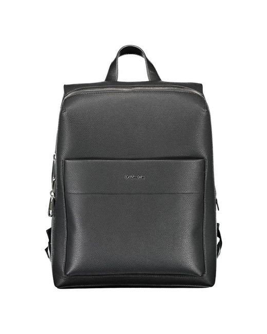 Calvin Klein Black Polyester Backpack for men