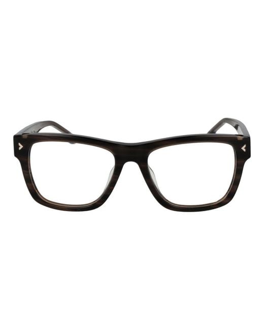 Lozza Black Cellulose Acetate Glasses (Frames) for men