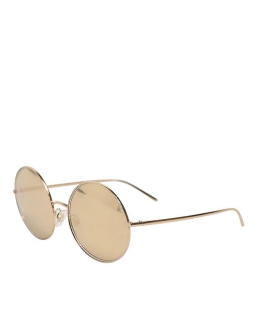 Dolce & Gabbana Metallic Metal Round Shades Eyewear Sunglasses