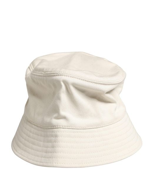 Dolce & Gabbana Natural Cotton Bucket Fisherman Capello Hat for men