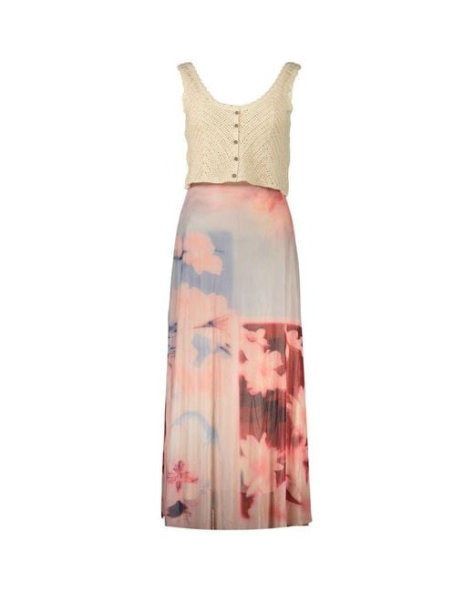 Desigual Pink Viscose 's Dress