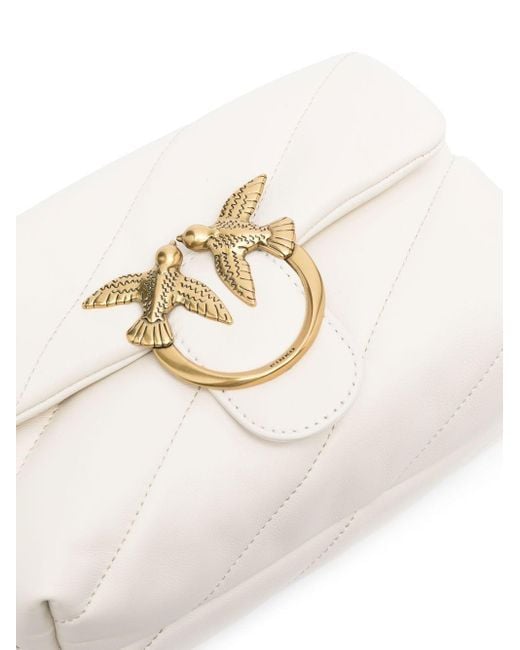 Pinko Natural Mini Love Bag Puff Maxi Quilt