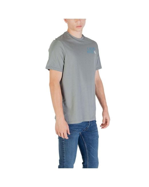 Calvin Klein Gray Cotton T for men