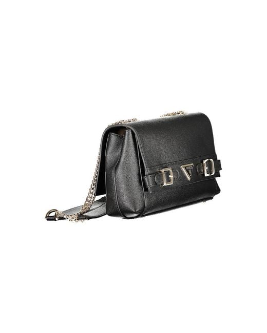 Guess Black Polyurethane Handbag