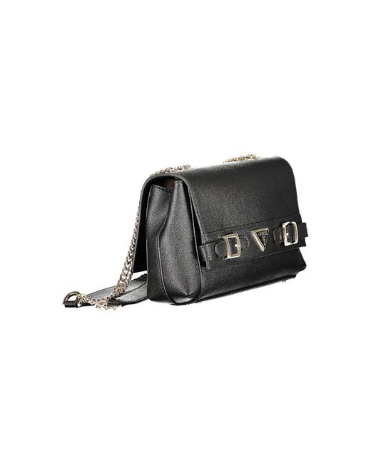 Guess Black Polyurethane Handbag