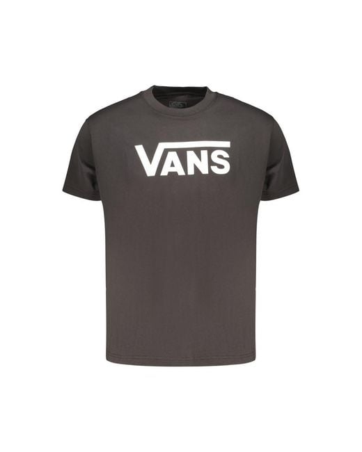 Vans Black Cotton Men T for men