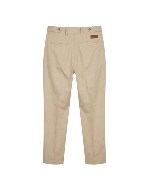 Trussardi Natural Beige Cotton Mens Pants for men