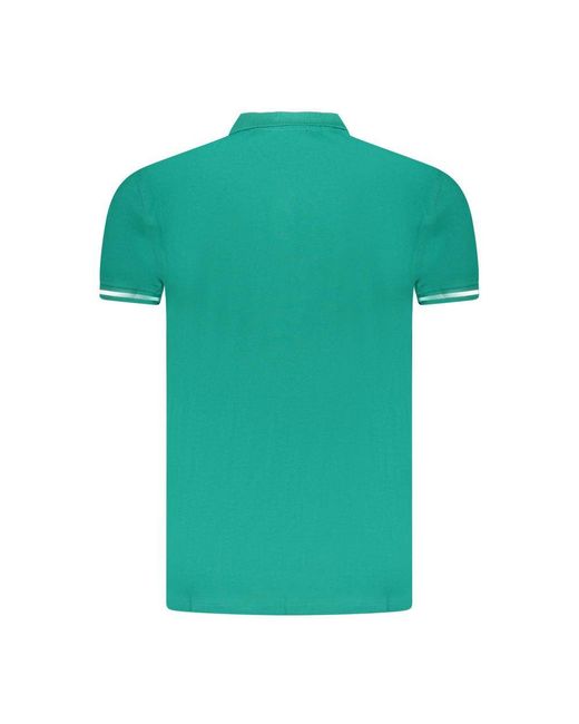 Roberto Cavalli Green Cotton Polo for men