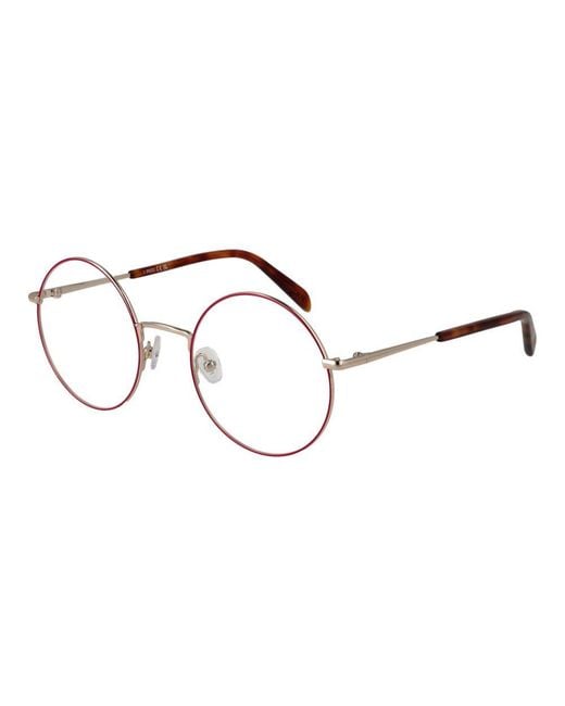 Emilio Pucci Metallic Purple Metal Glasses (frames)
