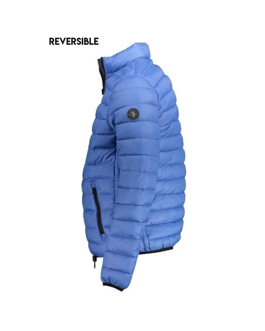 U.S. POLO ASSN. Blue Nylon Men's Jacket for men