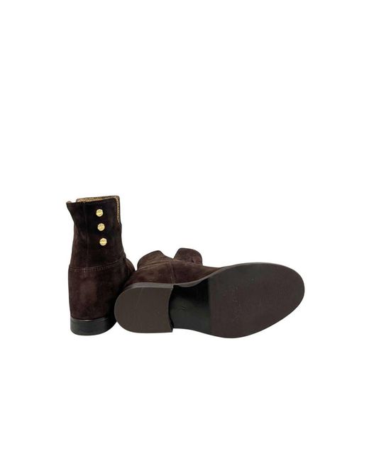 Borbonese Black Brown Leather Boot