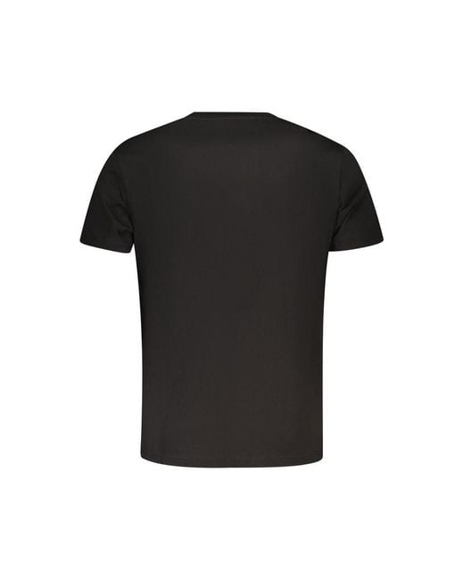 Tommy Hilfiger Black Cotton T-Shirt for men