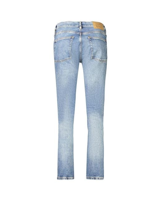 Tommy Hilfiger Blue Blu Cotton 's Jeans