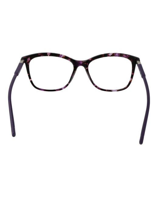 Fila Brown Purple Cellulose Acetate Glasses (frames) for men