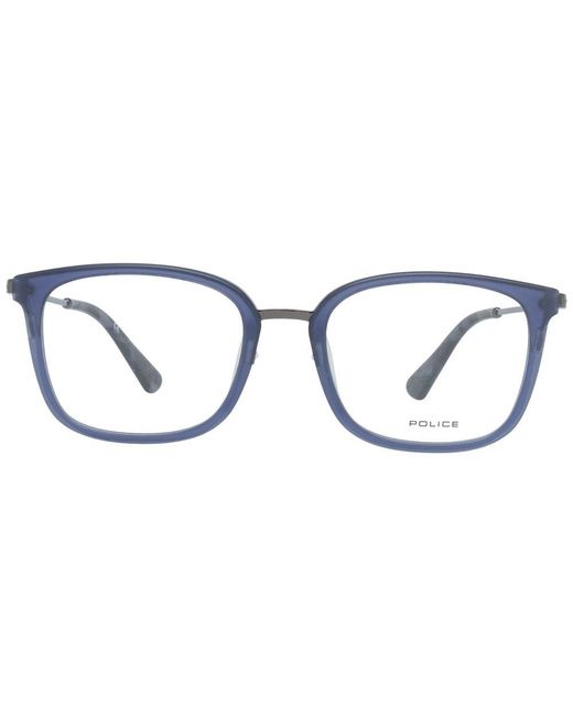 Police Blue Metal & Plastic Glasses (Frames) for men