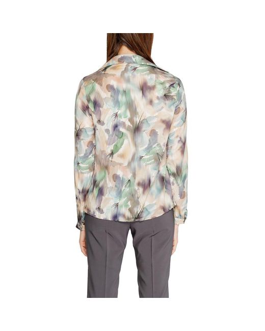 Rinascimento Gray Green Polyester Shirt