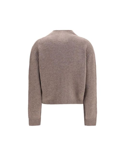 Lisa Yang Brown Beige Cashmere Cardigan