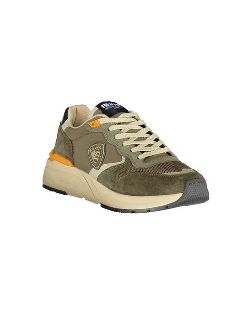 Blauer Green Polyester Men Sneaker for men