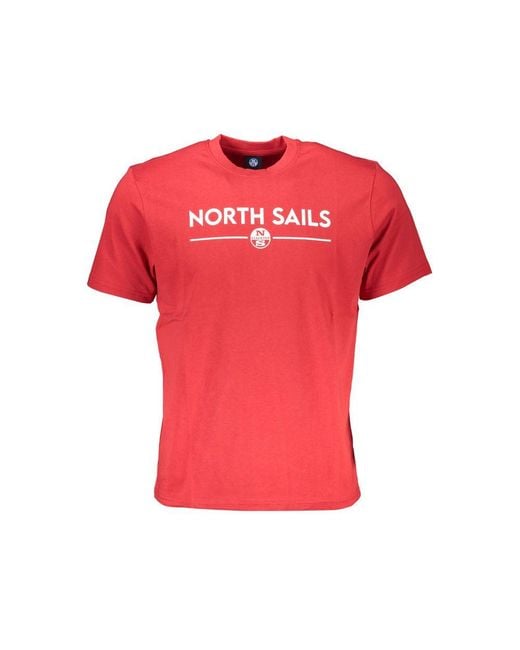 North Sails Red Rosso Cotton Men T for men