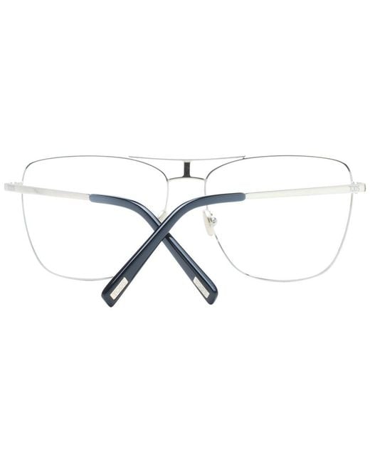 Tod's Metallic Black Metal Glasses (frames) for men