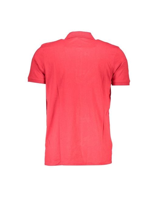 Gianmarco Venturi Pink Cotton Polo Shirt for men