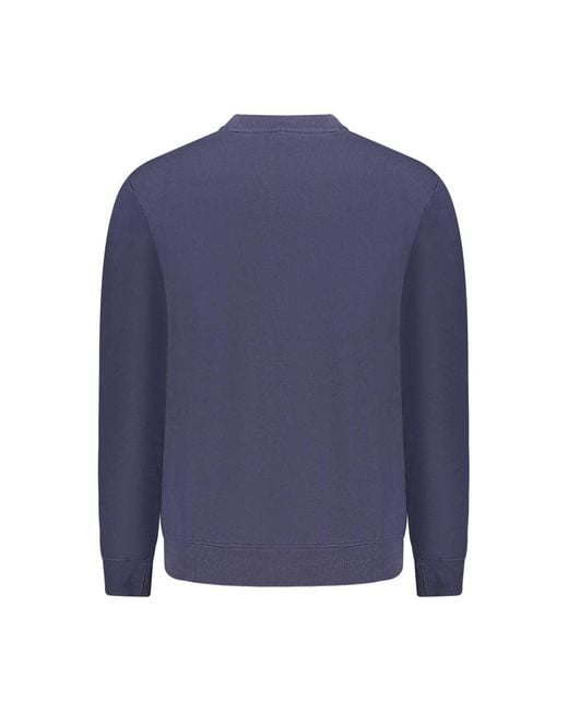 Napapijri Blue Cotton Sweater for men