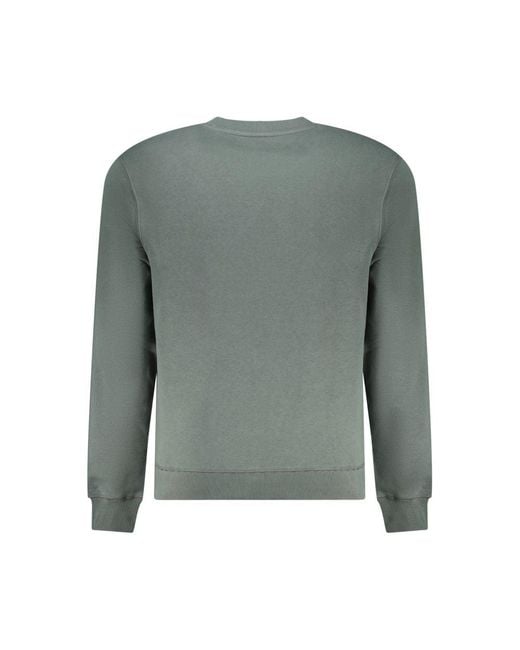 Napapijri Gray Verde Cotton Men Sweatshirt for men