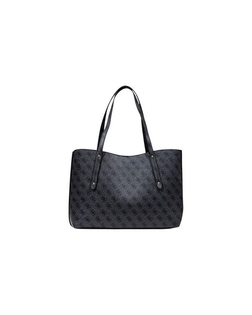 Guess Black Gray Polyethylene Handbag