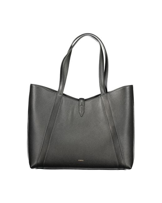 Furla Black Pelle Handbag