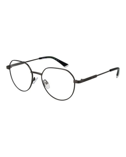 Polaroid Brown Gray Metal Glasses (frames) for men