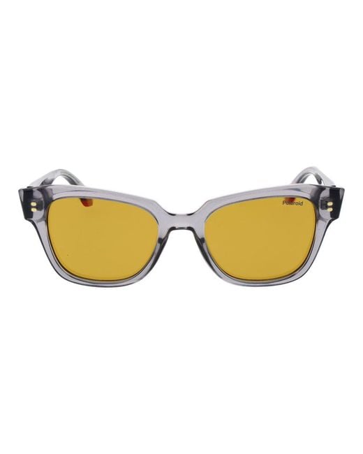 Polaroid Multicolor Gray Polycarbonate Sunglasses