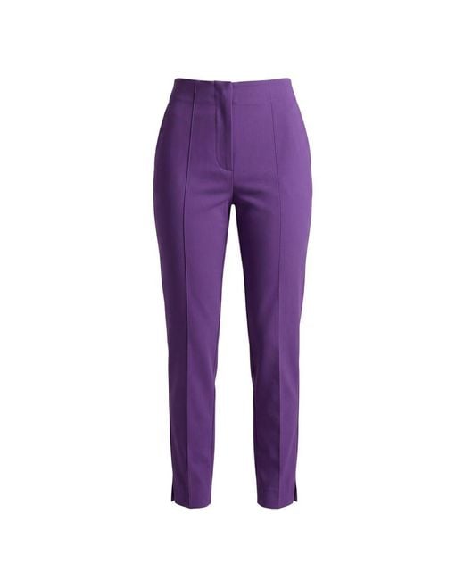 Trussardi Purple Viscose Pants